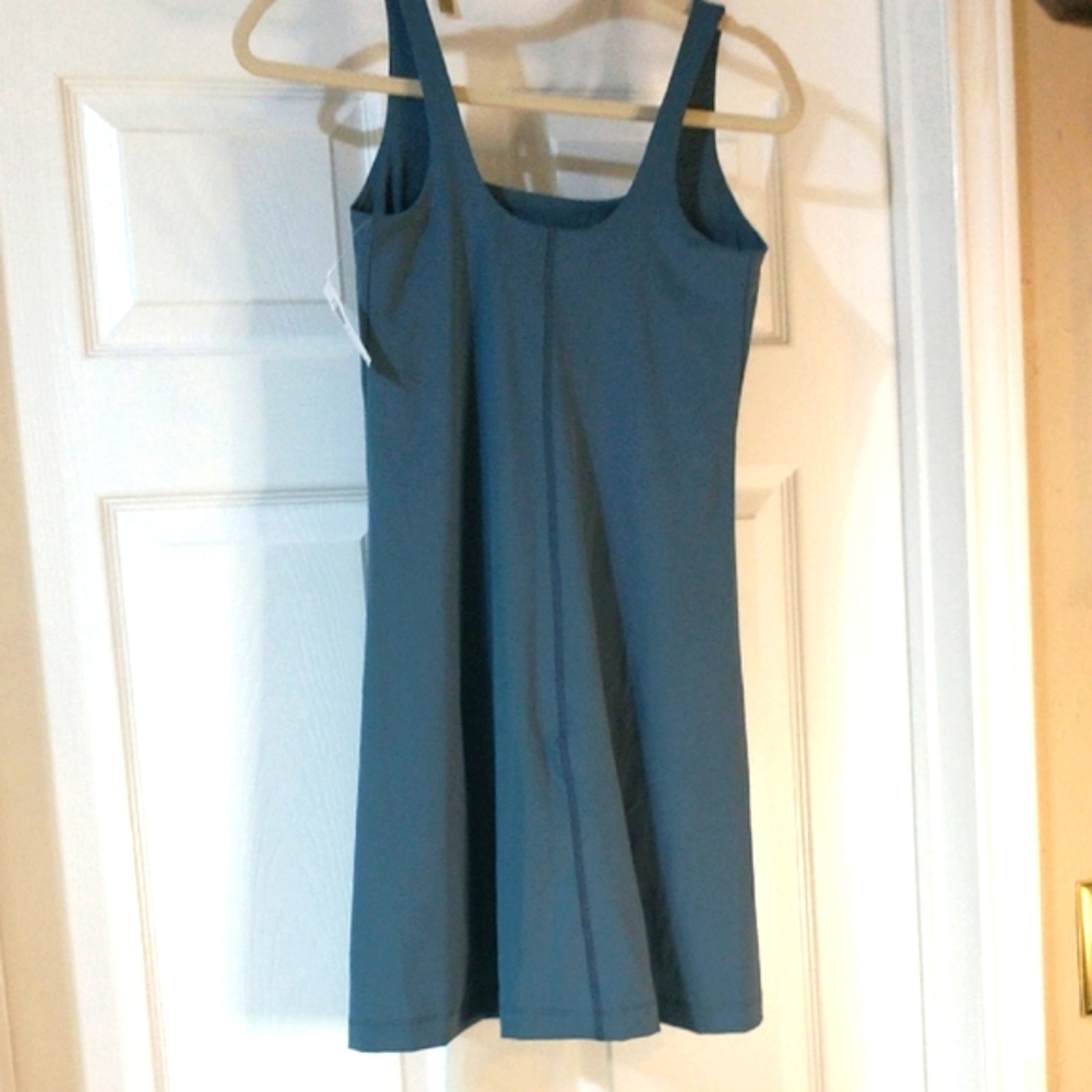 Old Navy Blue Gray Scoop Neck 1 piece, Retro Swimsuit Size XS Final Price Drop - Picture 2 of 7